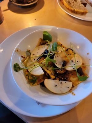 Ravioli at Cafe De Ceuvel in Amsterdam