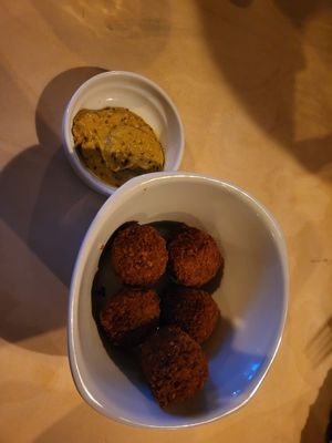 Bitterballen at Cafe De Ceuvel in Amsterdam