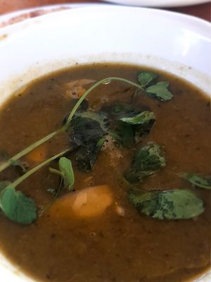 Soup at Cafe De Ceuvel in Amsterdam