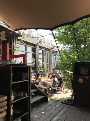   at Cafe De Ceuvel in Amsterdam