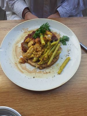 Super tasty at Cafe De Ceuvel in Amsterdam