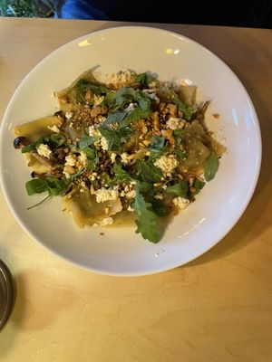 Ravioli  at Cafe De Ceuvel in Amsterdam