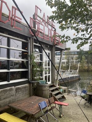   at Cafe De Ceuvel in Amsterdam