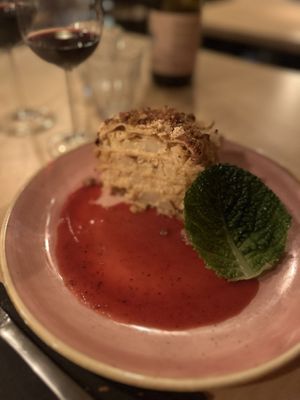 Cauliflower lasagna   at Cafe De Ceuvel in Amsterdam