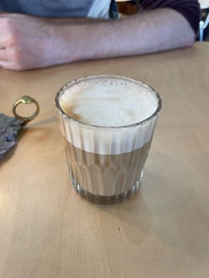 Cappuccino   at Cafe De Ceuvel in Amsterdam