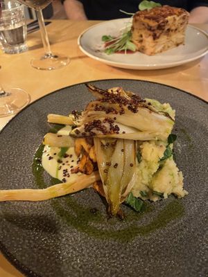 Pig's trotter mushroom   at Cafe De Ceuvel in Amsterdam