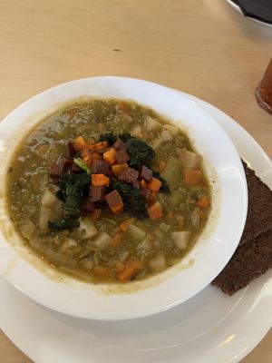 Erwtensoep  at Cafe De Ceuvel in Amsterdam