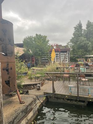   at Cafe De Ceuvel in Amsterdam