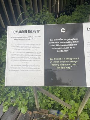   at Cafe De Ceuvel in Amsterdam