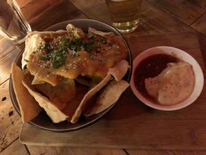 Nachos  at Cafe De Ceuvel in Amsterdam