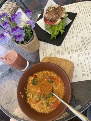 Дал (чечевичный суп) at Mindal in Sevastopol