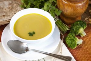 Milidjuli veg. soup
90 rub at Goa in Evpatoria