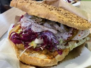 Veganer Kebap 🥰  at Pita Box in Vienna