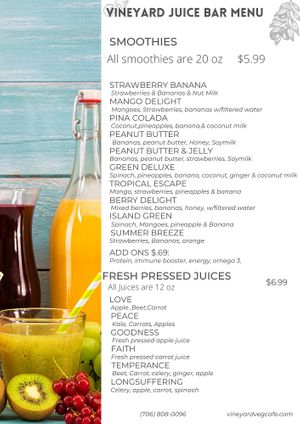  at The Vineyard Vegetarian Cafe in Summerville