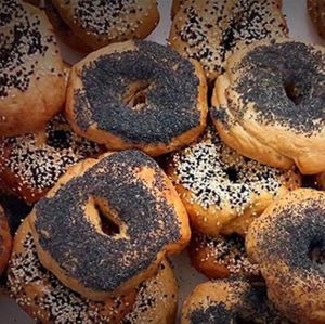bagels at Beigeliu Krautuvele in Vilnius