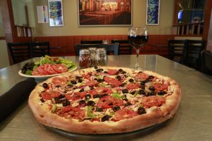 Vegan Combo Pizza & Salad at Este PC!!  at Este Pizza in Park City