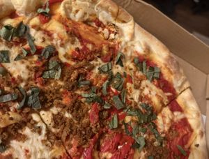 Vegan Midtown pizzaa  at Este Pizza in Park City