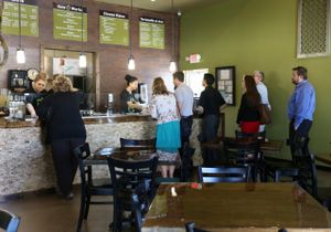 Oliv Epicurean Grill serving counter at Oliv Epicurean Grill in Daytona Beach