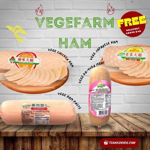 Vegefarm Ham at Tian Xin Vegetarian 甜心素食 - Hougang in Northeast Singapore
