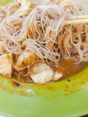 Mee siam at Ji Rong 聚荣素食 - Yishun in North Singapore