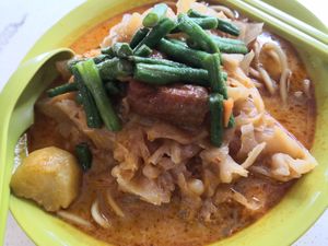 Curry mee at Ji Rong 聚荣素食 - Yishun in North Singapore