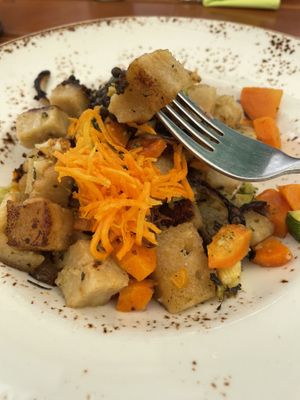 Der vegane Bünder (Seitan)  at zum Metzgertor in Chur