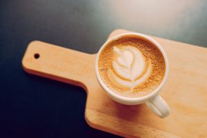 cappuccino at Cafe DA in Stuttgart