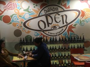 Upstairs room at Open Baladin in Turin