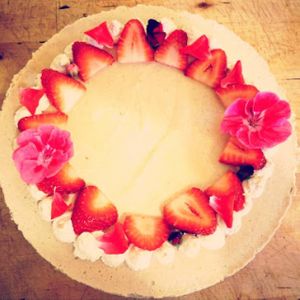 Lemon Zest Cheesecake at Gaia Sweets in Bicton