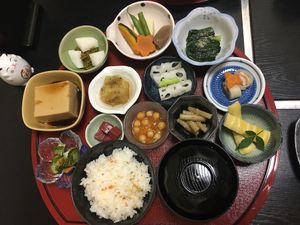 Second course at Shiki-Saisai Non in Shirahama