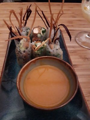 Autumn rolls at Minh Mat in Stockholm