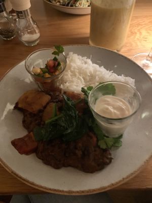 Brazilian dish  at Eetcafe Ceramique in Maastricht