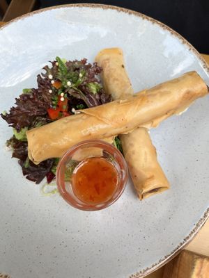 Summer rolls  at Eetcafe Ceramique in Maastricht