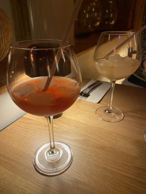 Kombucha in many different flavors. These were a little on the sour side to our opinion.   at Eetcafe Ceramique in Maastricht