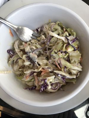 Mango slaw  at Big Al's Island Grill in Providenciales