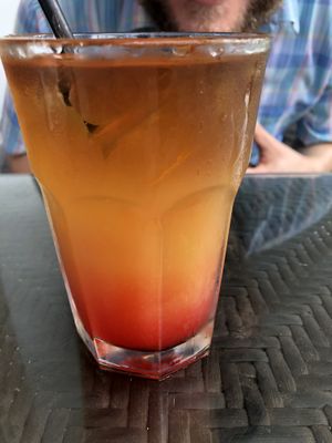 Rum punch  at Big Al's Island Grill in Providenciales