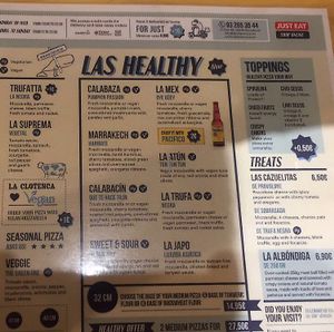 menu  at La Clote in Barcelona