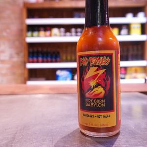 Hot sauce everywhere at Ray Cafe in Brunswick