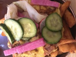 Loaded Fries at Ray Cafe in Brunswick