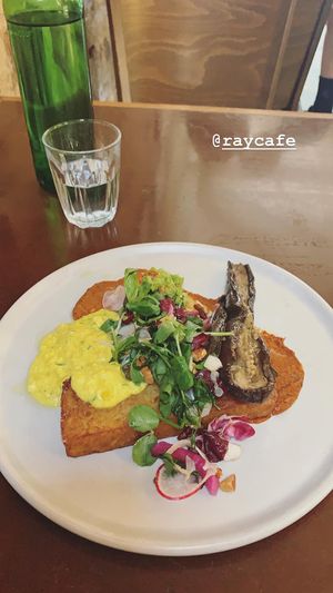 Delicious “hash” savage at Ray Cafe in Brunswick