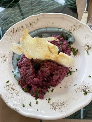 Risotto mal „süß"  at Samelo Veg in Tenerife