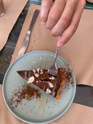 Chocolate cake  at Samelo Veg in Tenerife