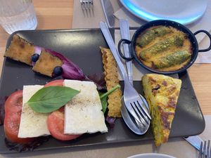 Starters selection  at Samelo Veg in Tenerife