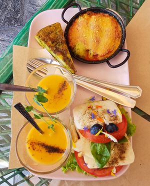 Tasting plate at Samelo Veg in Tenerife
