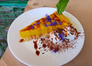 Mango cake at Samelo Veg in Tenerife