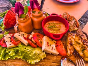 Tabla degustación, un poco de todo! at Samelo Veg in Tenerife