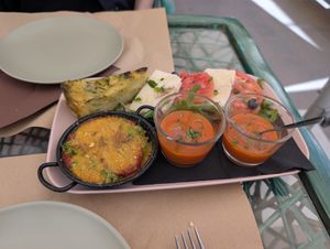 Tapas selection at Samelo Veg in Tenerife