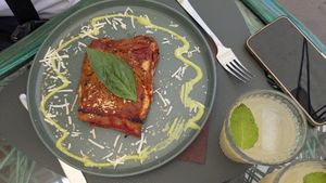 Lasaña (menú del día) at Samelo Veg in Tenerife