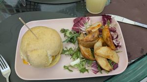 Hamburguesa (menú del día) at Samelo Veg in Tenerife