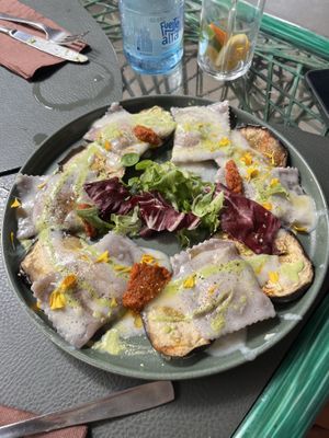 Raviolis  at Samelo Veg in Tenerife